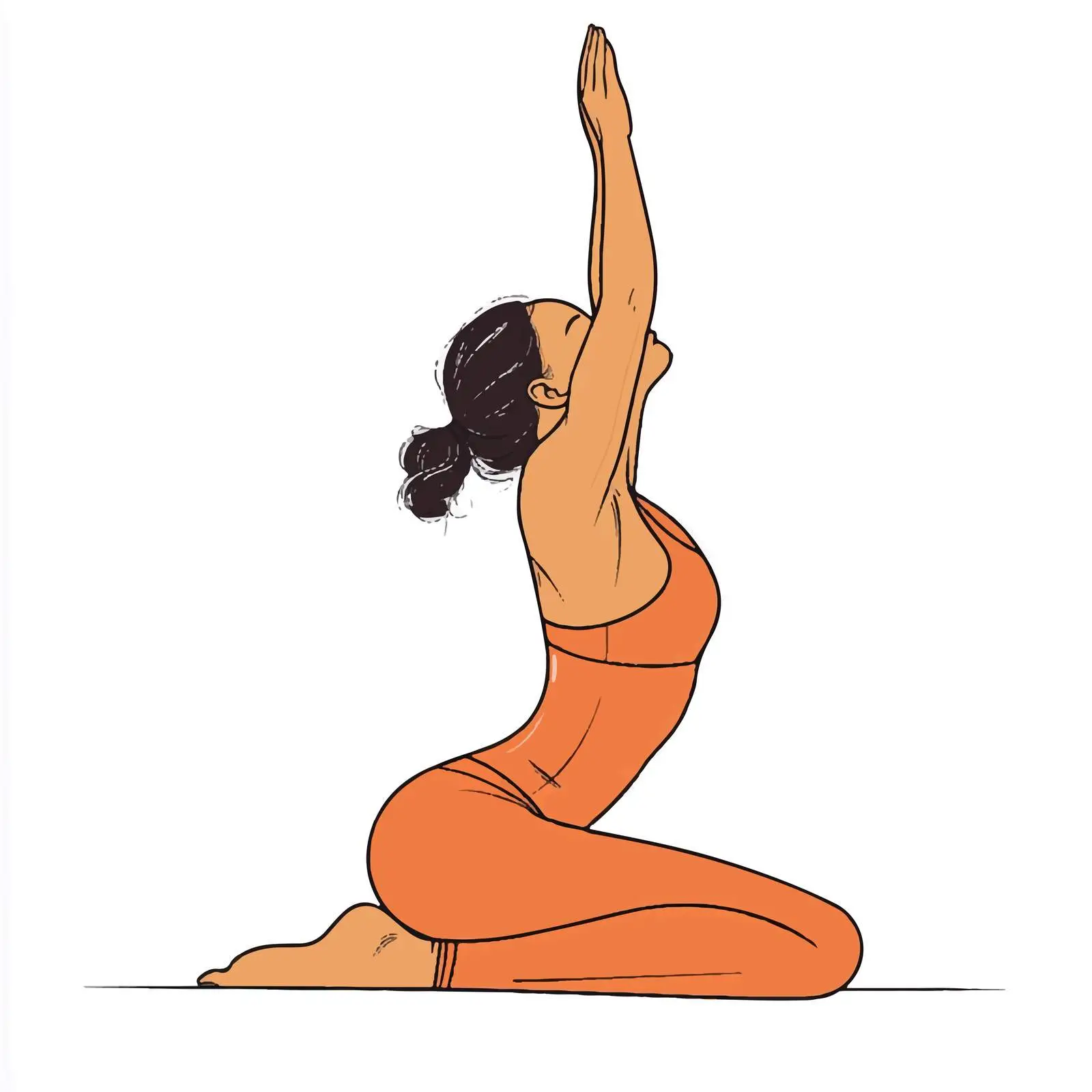 Woman Practicing Yoga in Ustrasana Pose — free download from Dotvec