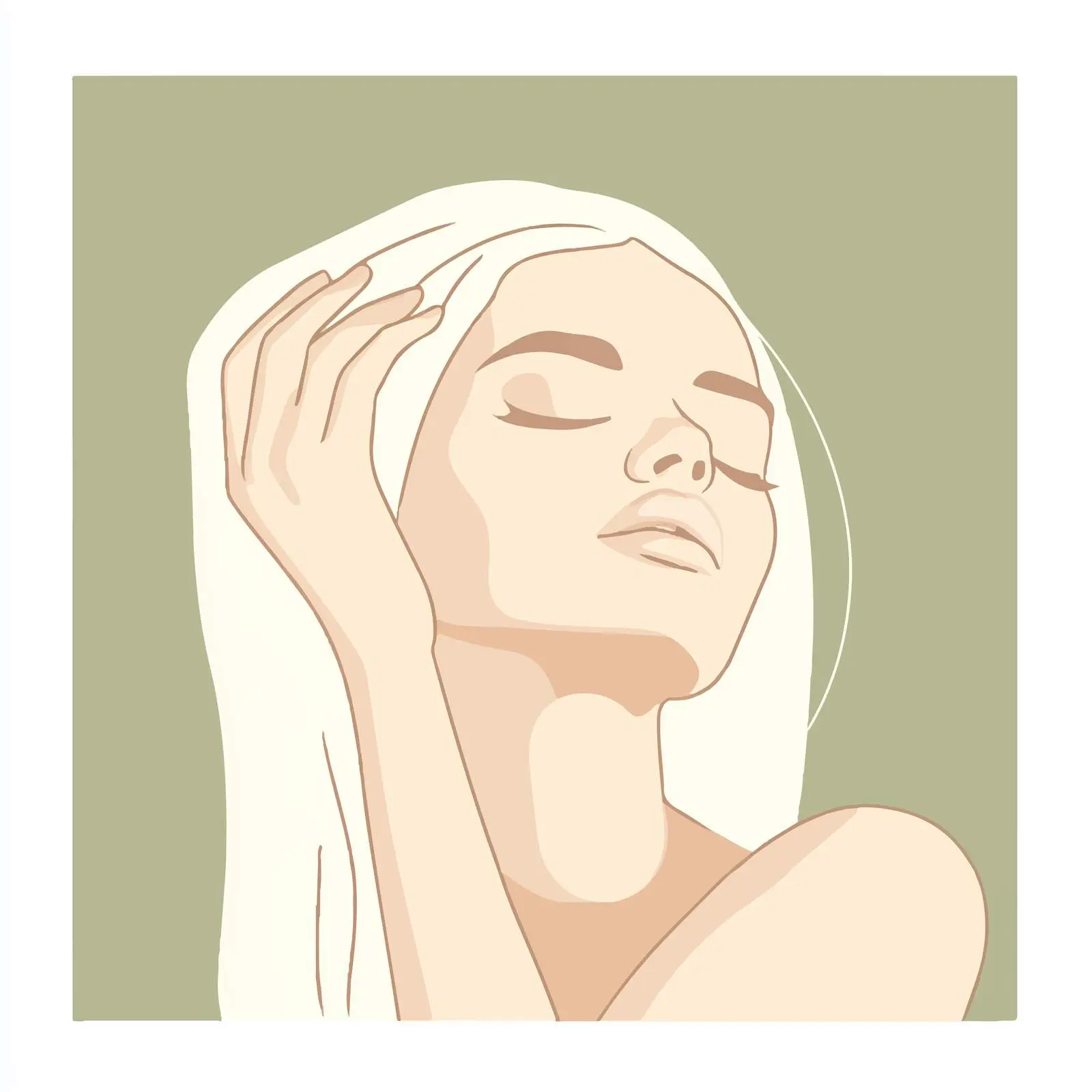 Hand Drawn Women's Flat Vector Illustration — free download from Dotvec