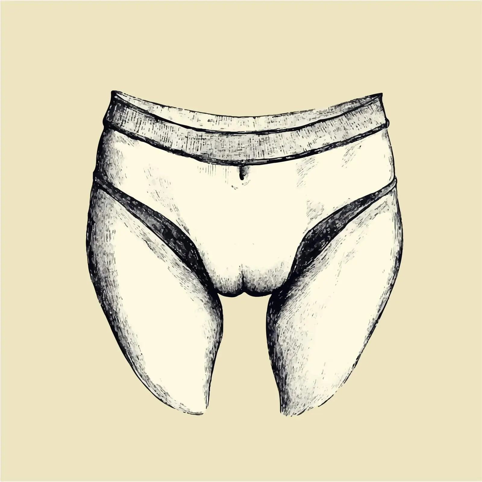Hand-Drawn Women's Underwear Sketch Vector Design — free download from Dotvec