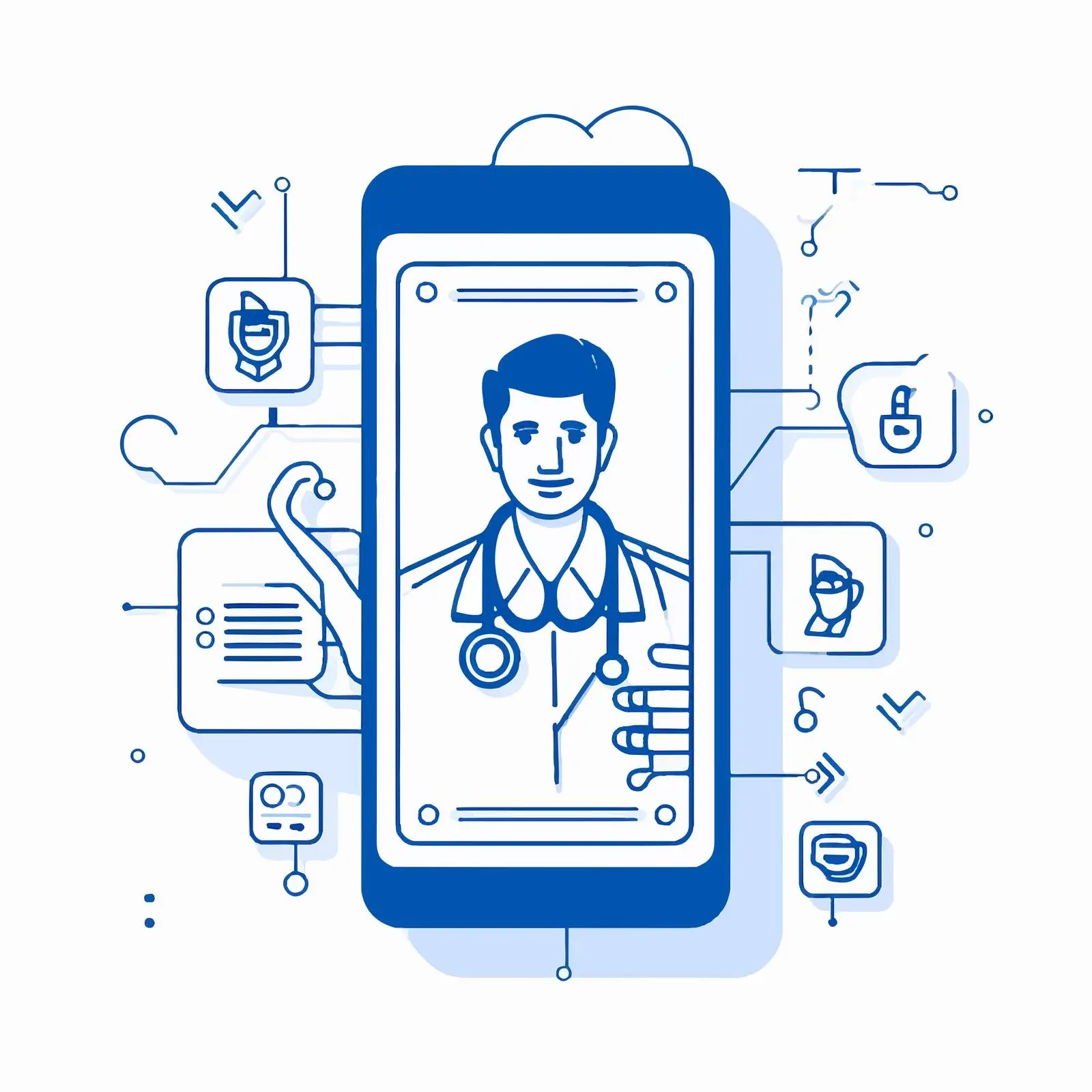 Doctor's Messages on Mobile Phone — free download from Dotvec