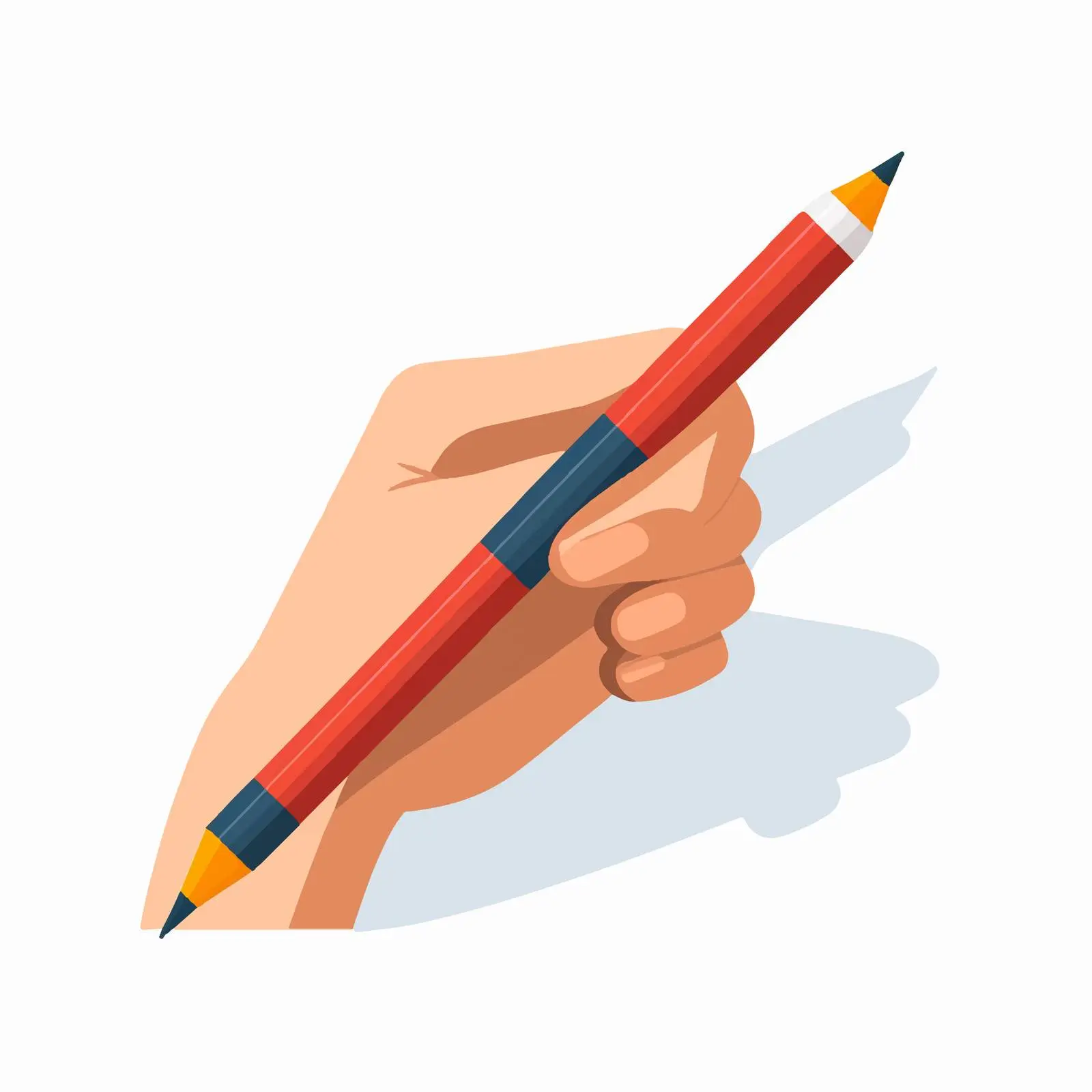 Hand Holding Pencil Taking Notes Icon — free download from Dotvec