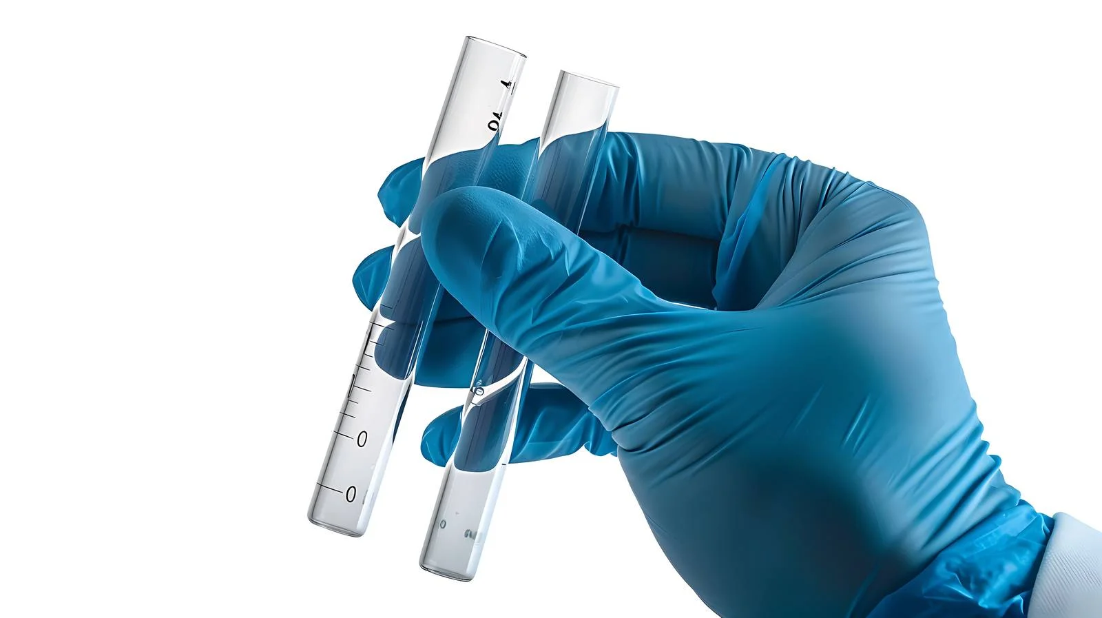 Histology Slides Handling by Blue-Gloved Hand — free download from Dotvec