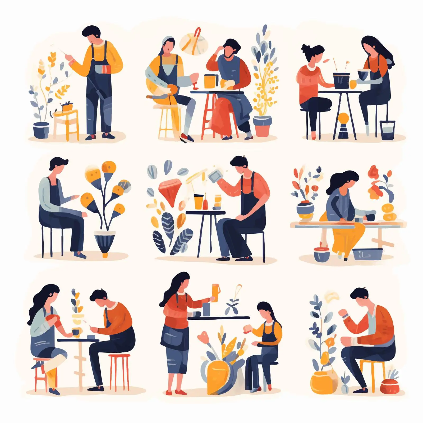 Creative Artisans Hand-Made Craft and Art Set — free download from Dotvec