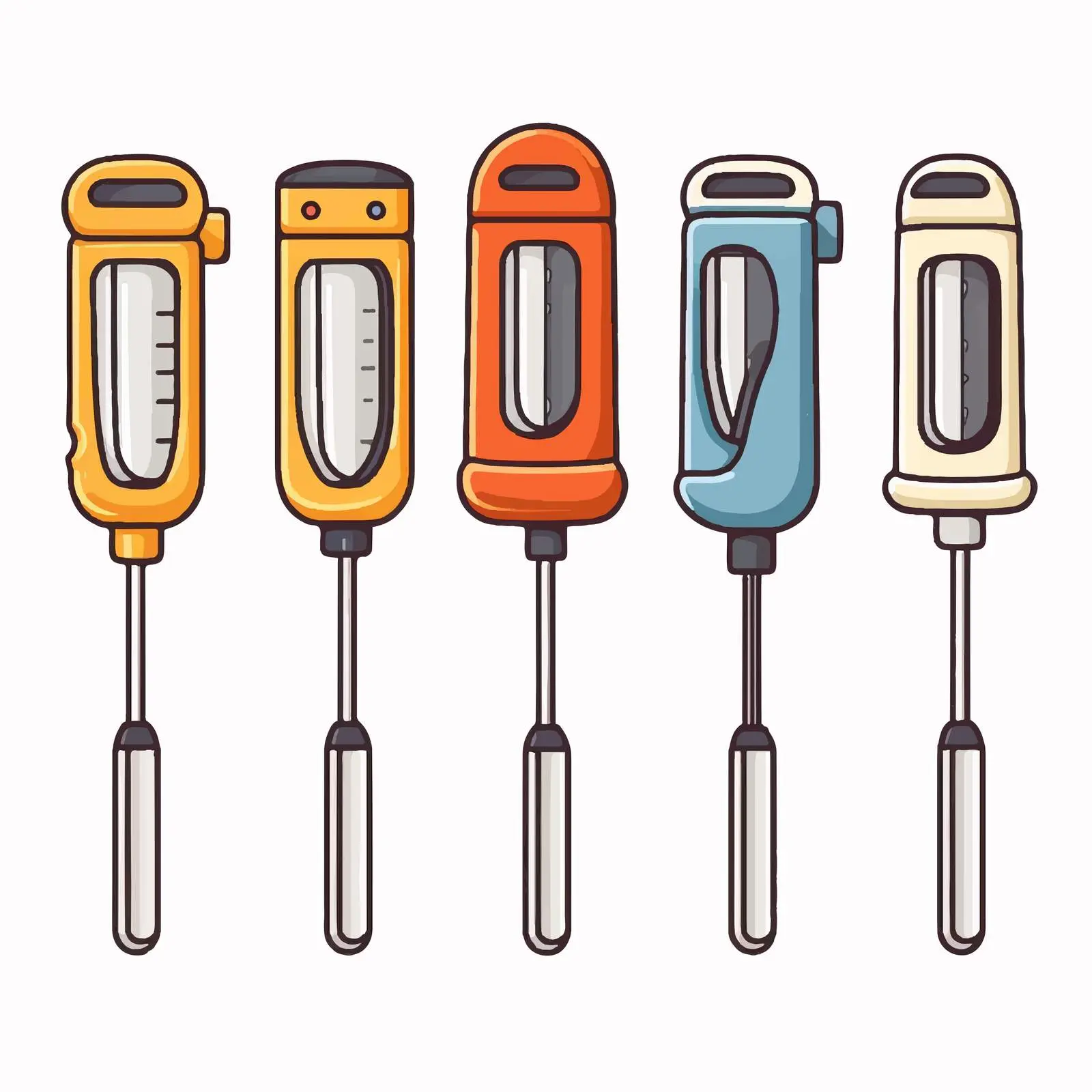 Hand Mixer Vector Illustration on White Background — free download from Dotvec