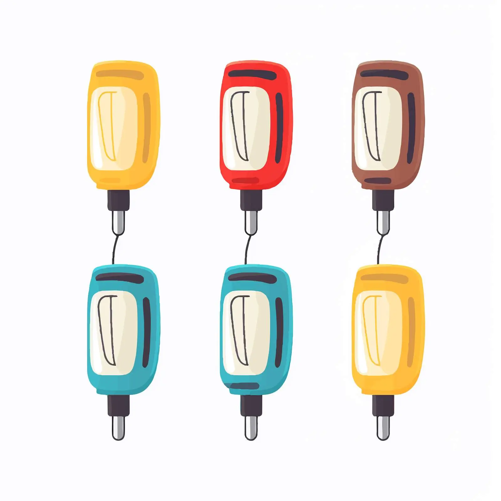 Vector Hand Mixer Illustration on White Background — free download from Dotvec