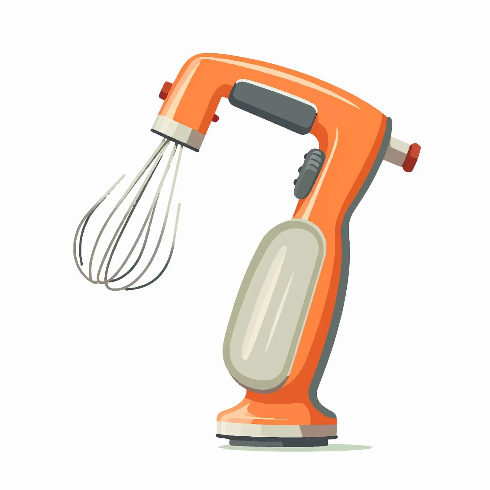 Hand Mixer Vector Illustration on White Background — free download from Dotvec