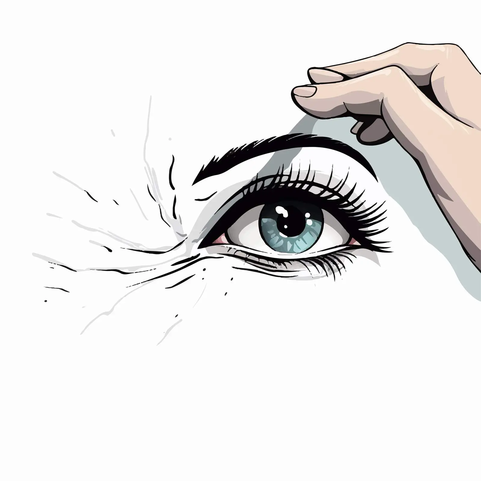 Hand Painted Cartoon Line Vector Illustration — free download from Dotvec