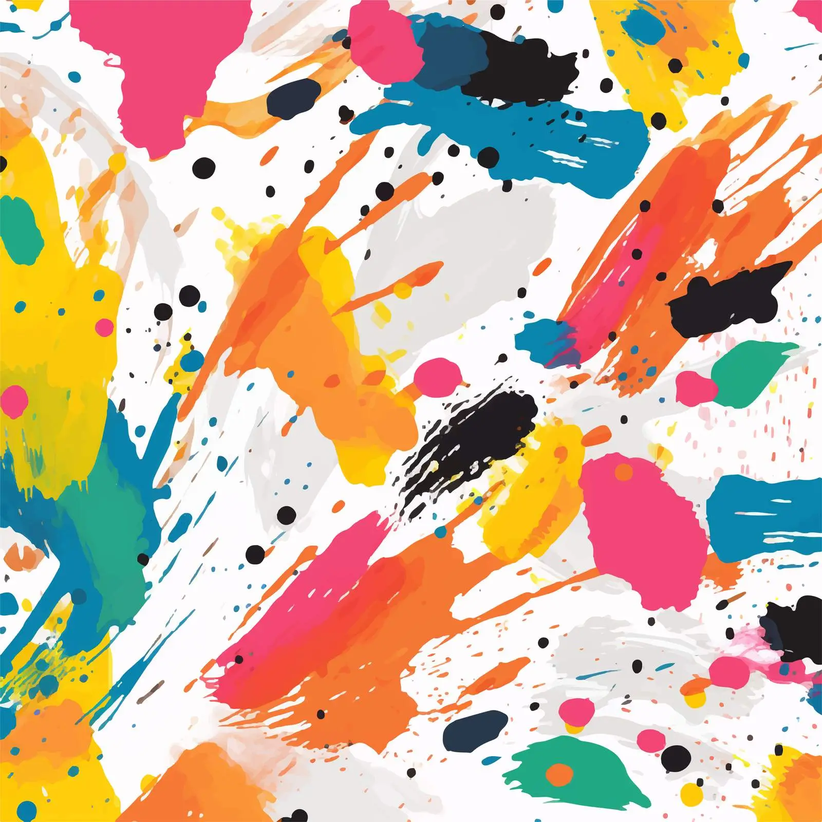 Hand-Painted Seamless Brush Stroke Pattern — free download from Dotvec