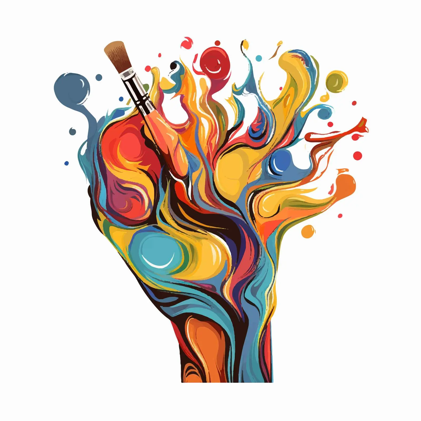 Hand Painted Cartoon Vector Illustration — free download from Dotvec