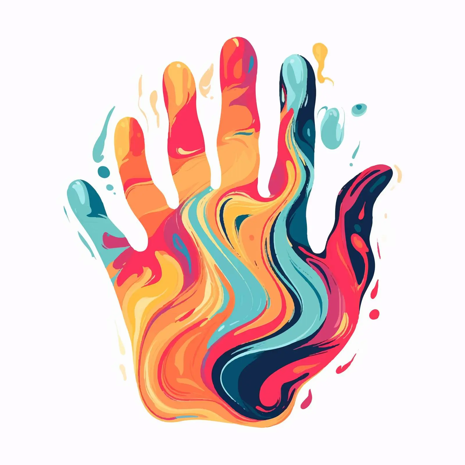 Hand Painted Cartoon Vector Illustration — free download from Dotvec
