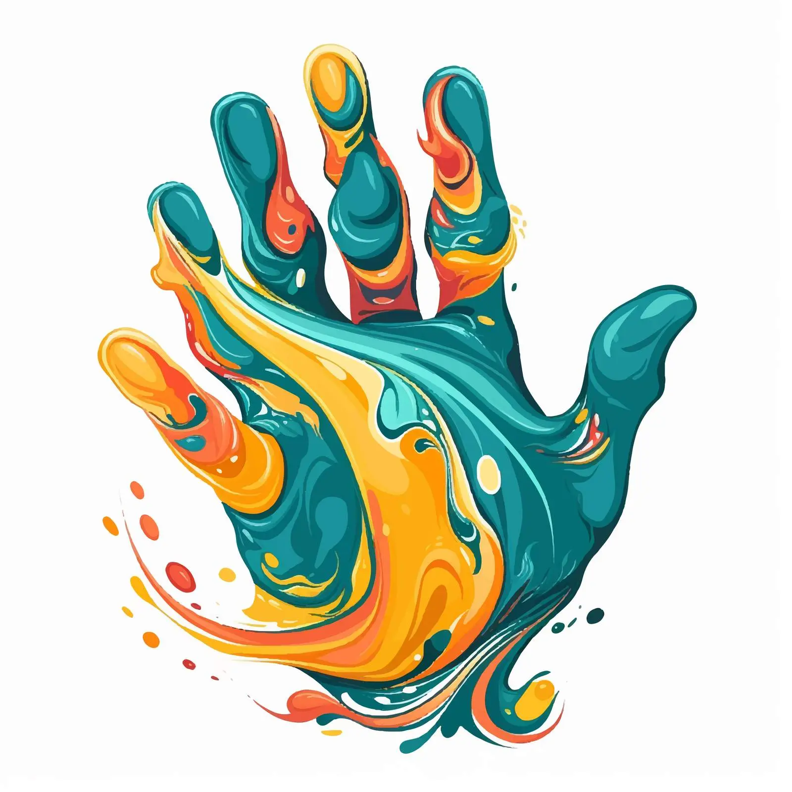 Hand-Painted Cartoon Vector Illustration — free download from Dotvec