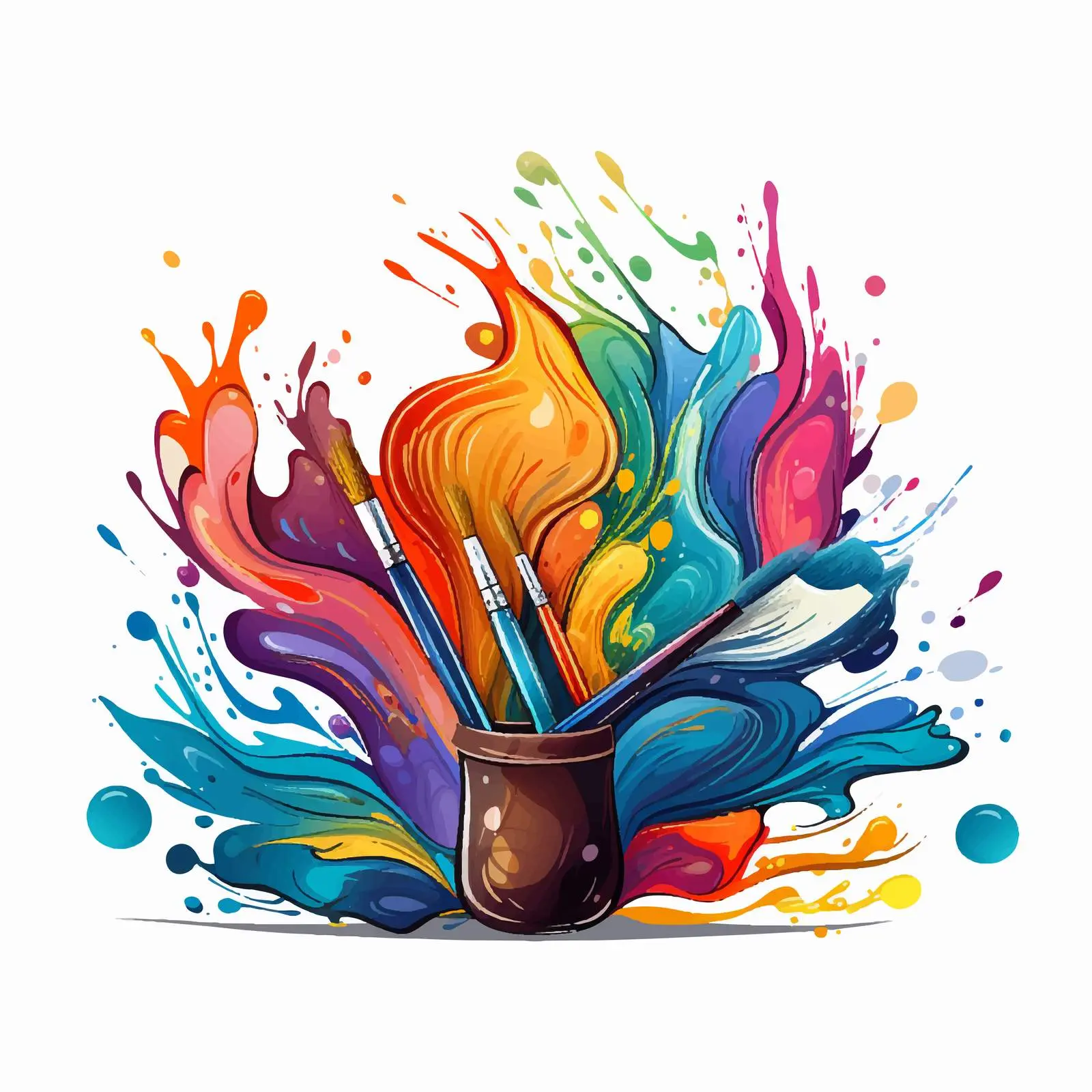 Hand Painted Cartoon Vector Illustration — free download from Dotvec