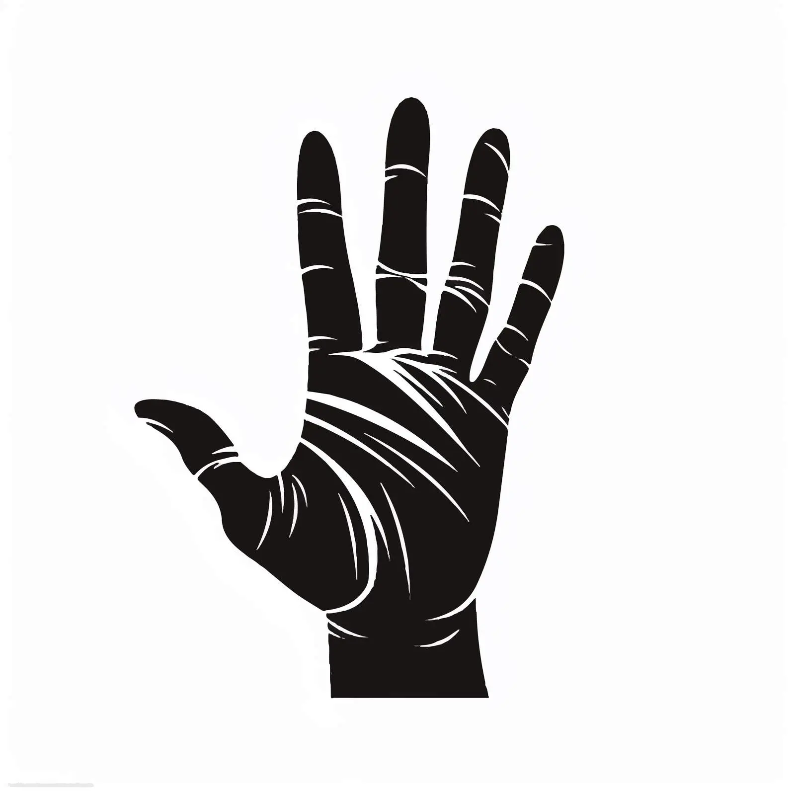 Palm Silhouette Vector Cartoon Illustration — free download from Dotvec