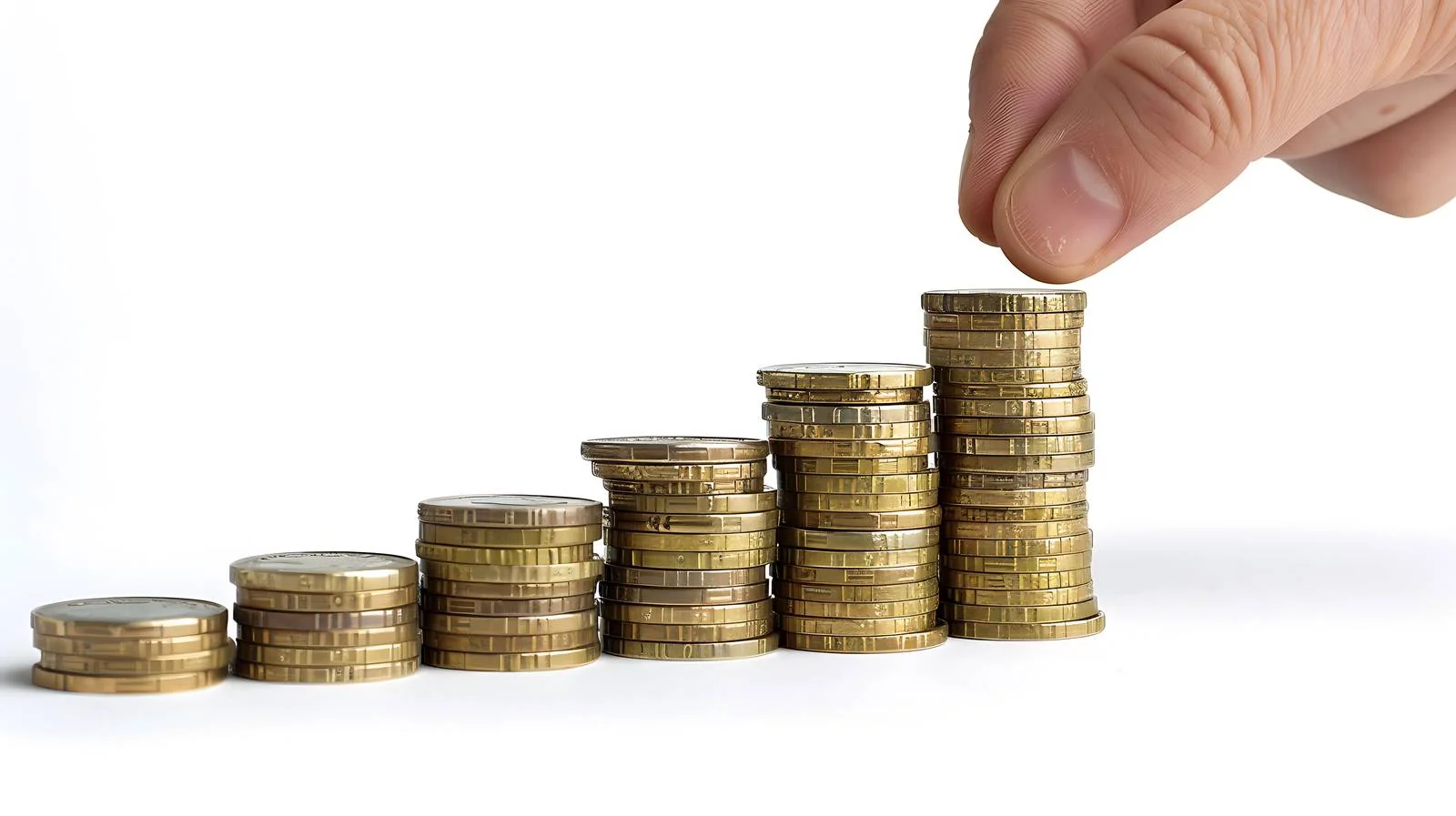 Financial Growth Stacking Savings Concept — free download from Dotvec