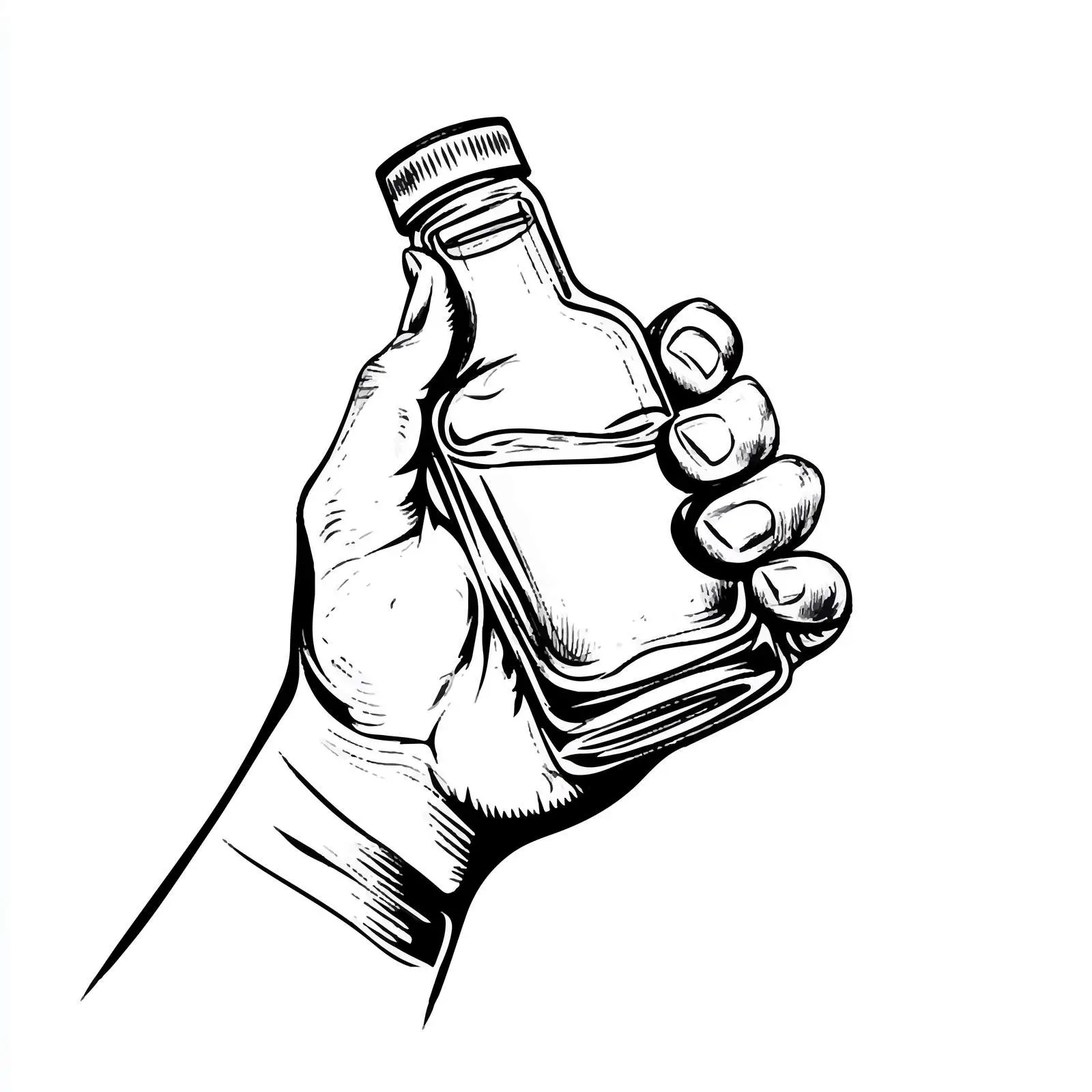 Cartoon Vector of Hand Rub Alcohol Illustration — free download from Dotvec