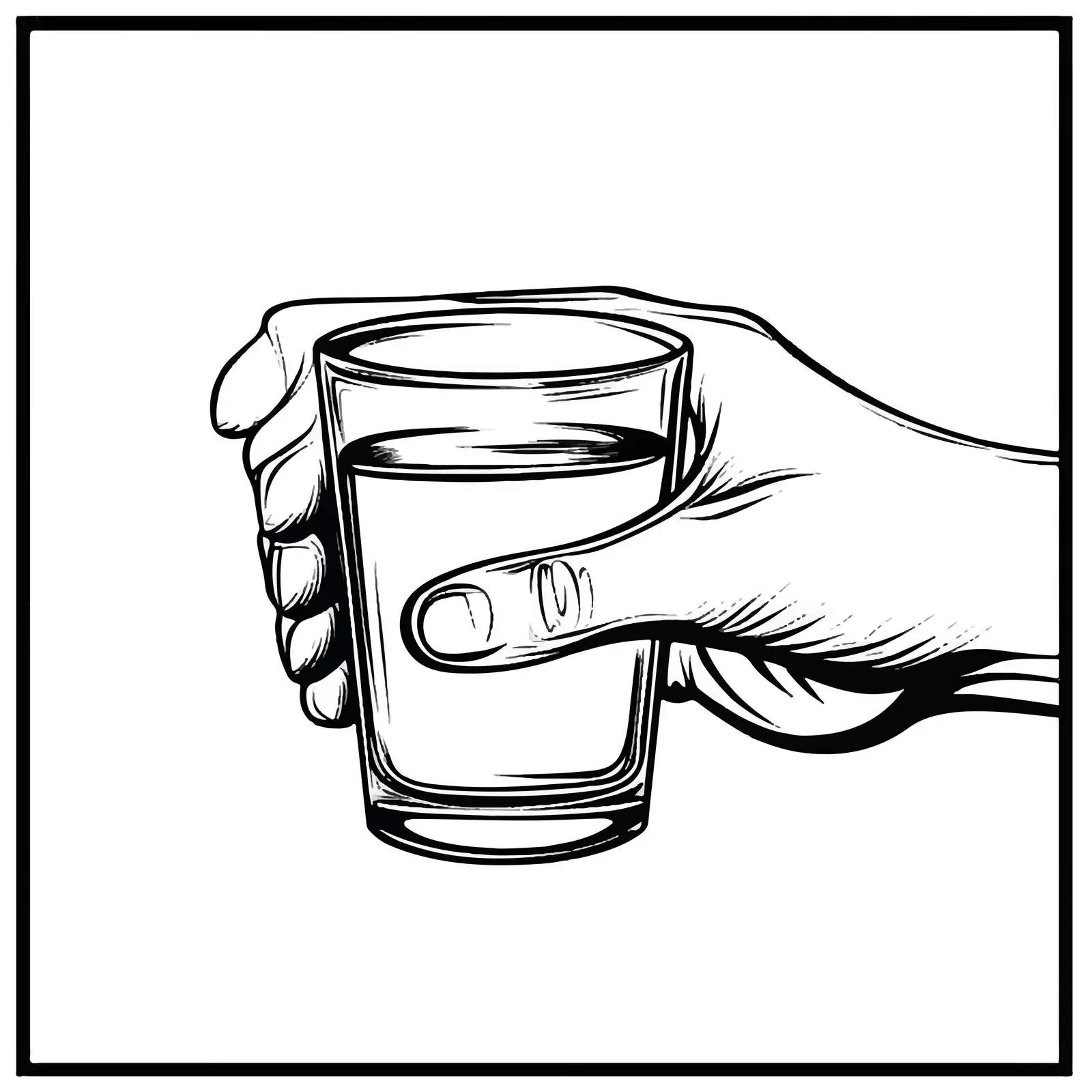 Cartoon Vector of Hand Rub Alcohol Illustration — free download from Dotvec