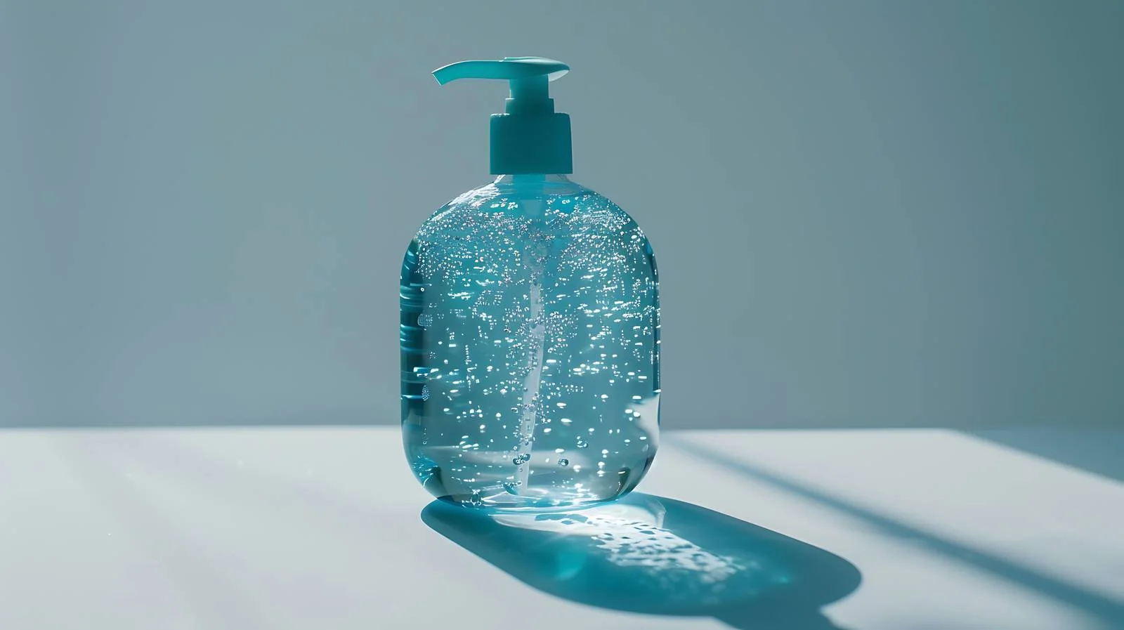 Sanitizer Bottle on Bright Background — free download from Dotvec