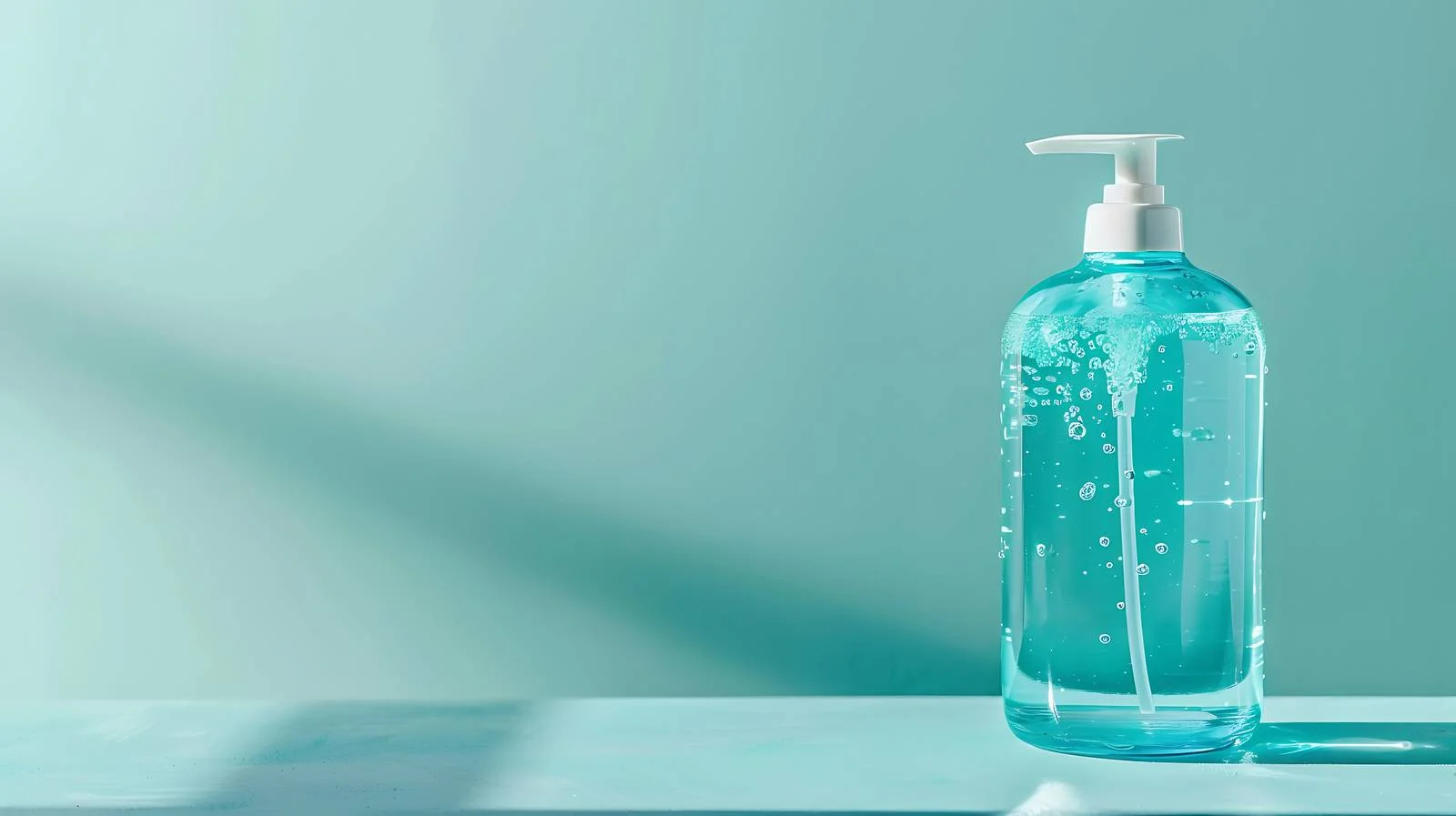 Sanitizer Bottle on Bright Background — free download from Dotvec