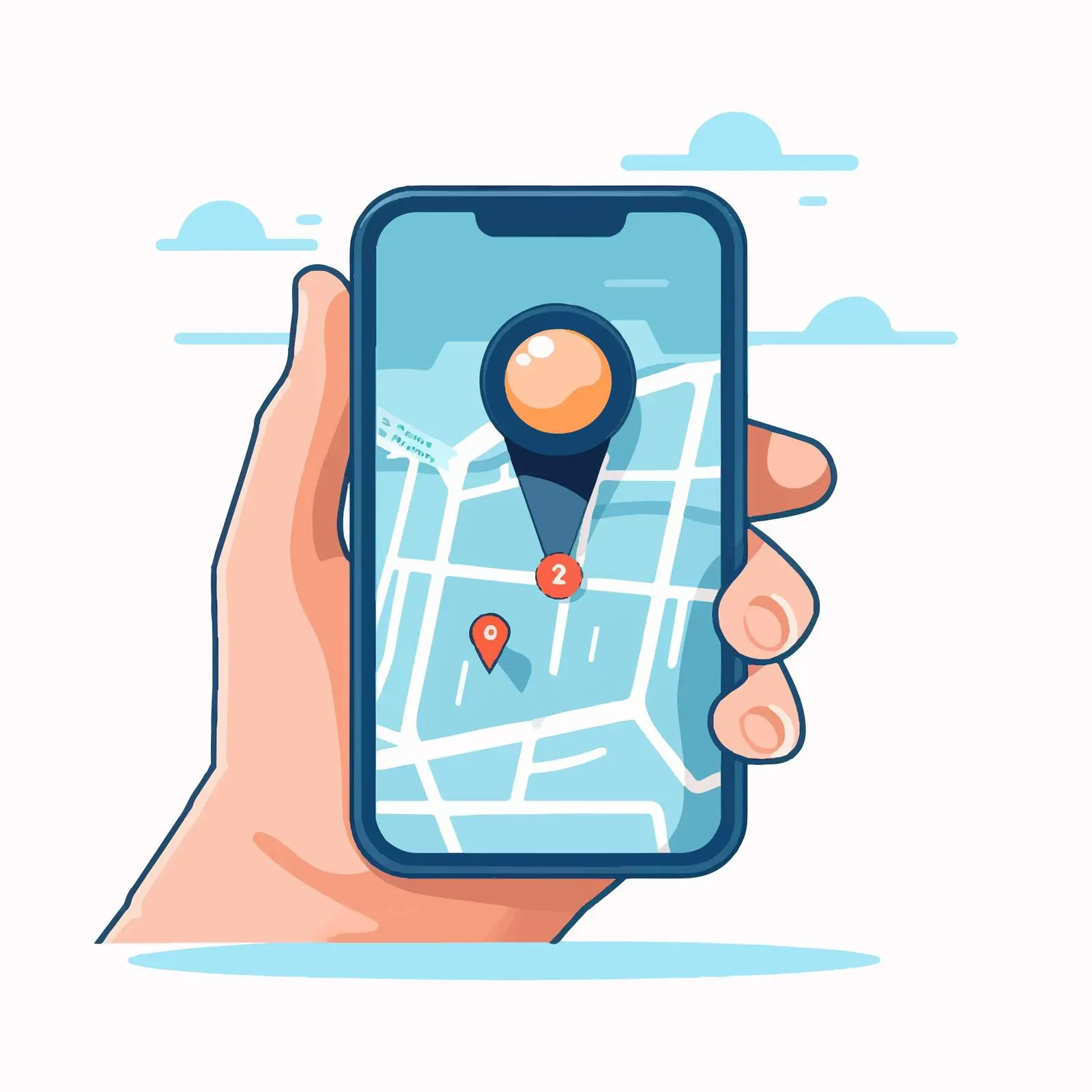 Using Smartphone for Map Navigation — free download from Dotvec
