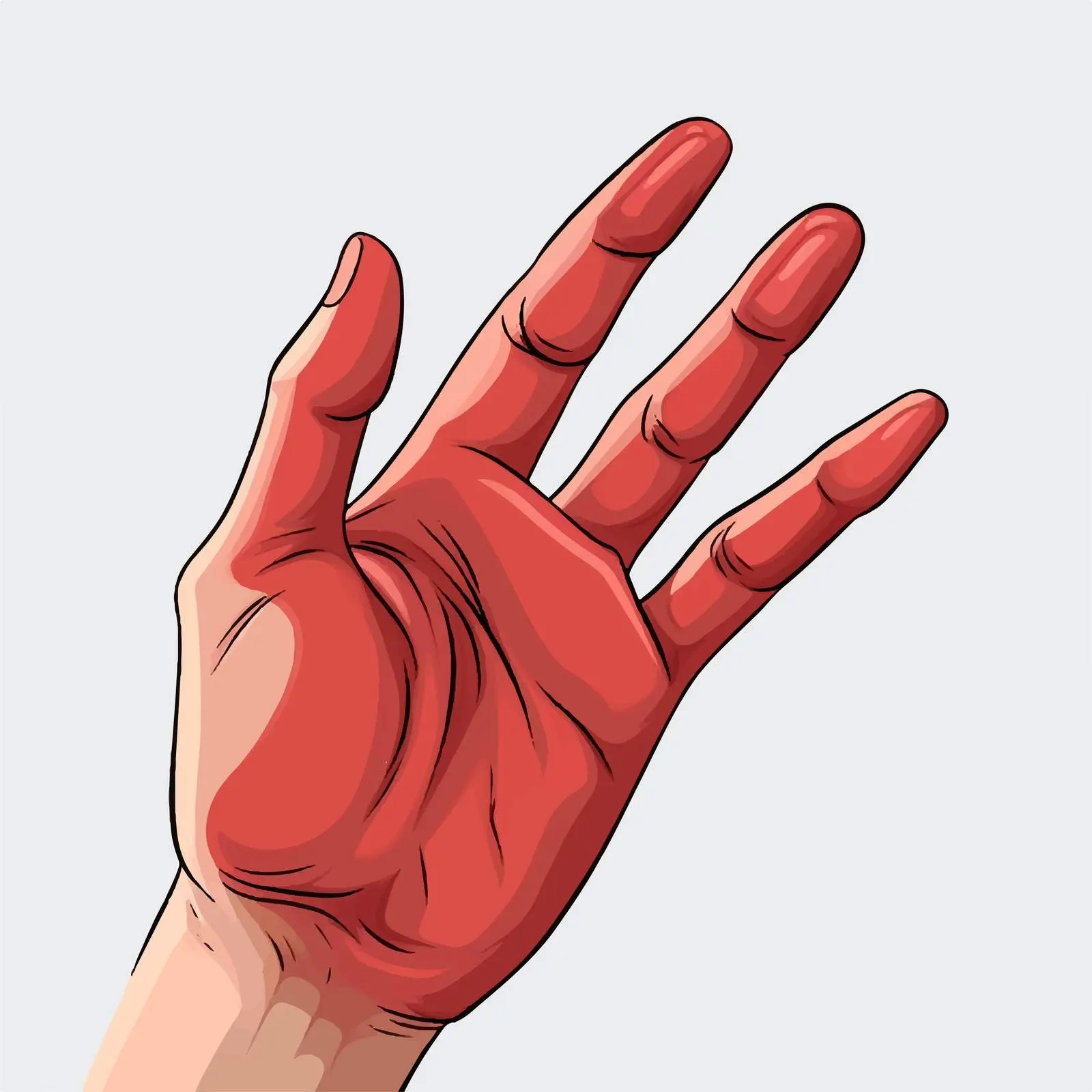Cartoon Hand Vector Illustration Isolated Design — free download from Dotvec