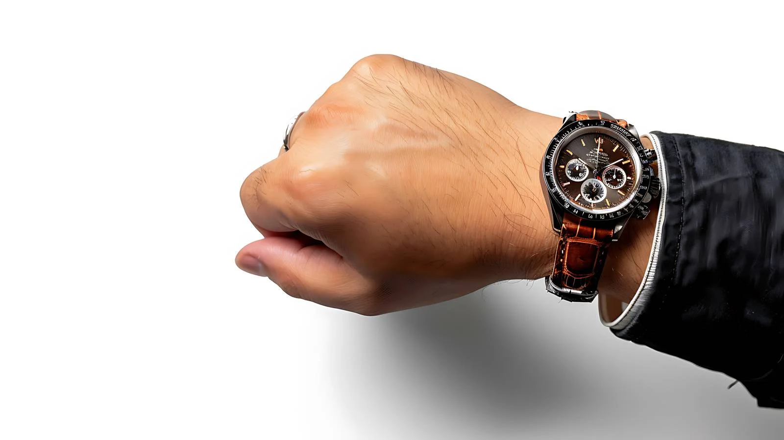 Hand with Watch Catching Car Gear — free download from Dotvec