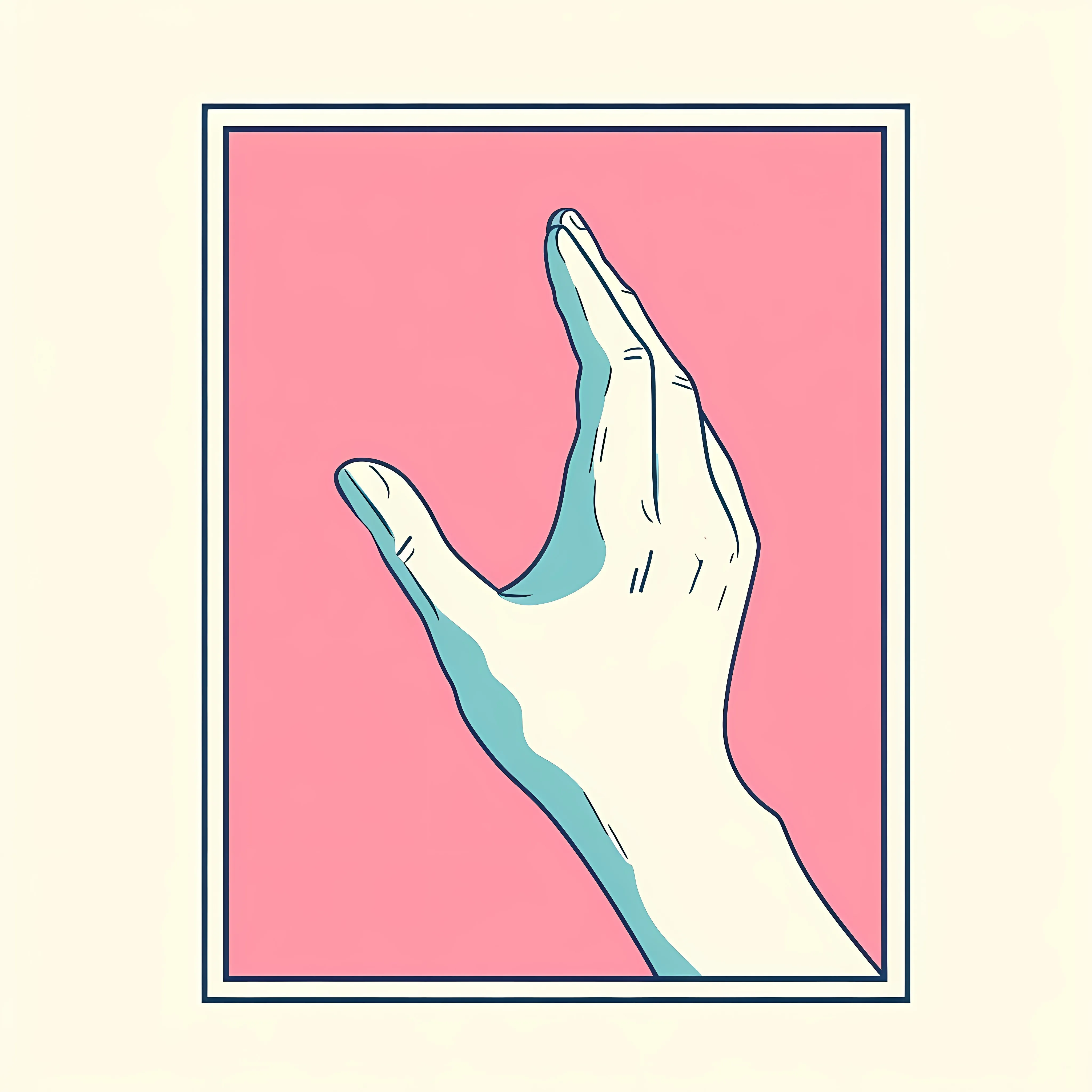 Flat Vector Illustration of Thumbs Up Hand — free download from Dotvec