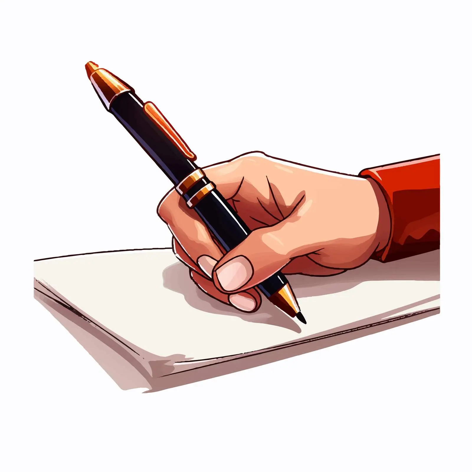 Cartoon Handwriting Vector Illustration Design — free download from Dotvec