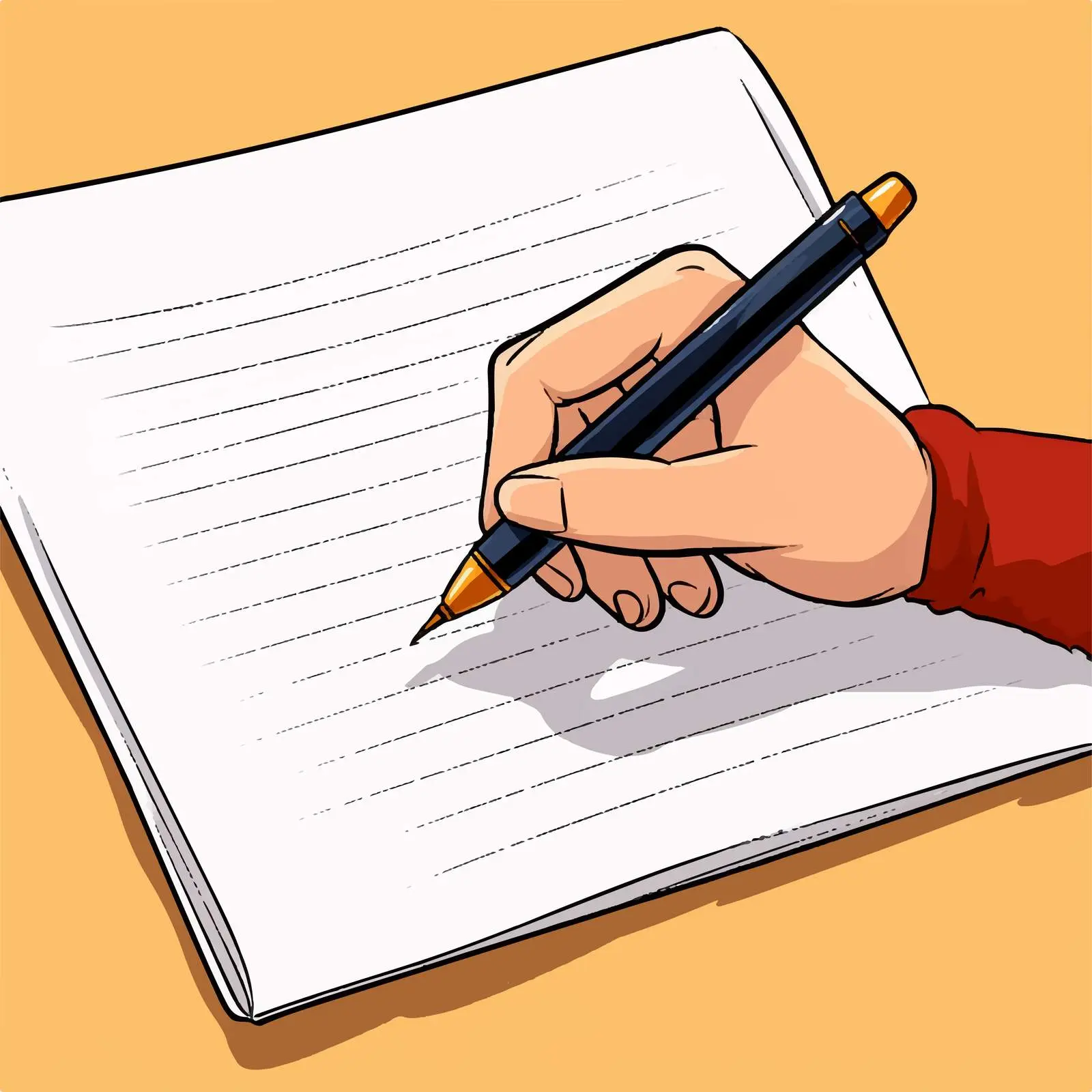 Handwriting Vector Illustration on White Background — free download from Dotvec