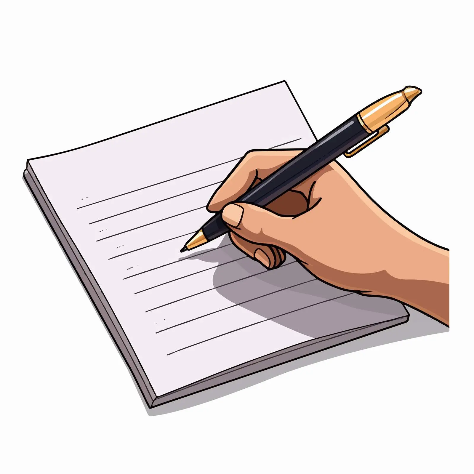 Handwriting Vector Illustration on White Background — free download from Dotvec