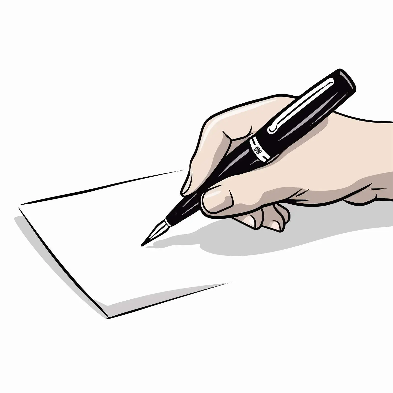 Handwriting Vector Illustration on White Background — free download from Dotvec