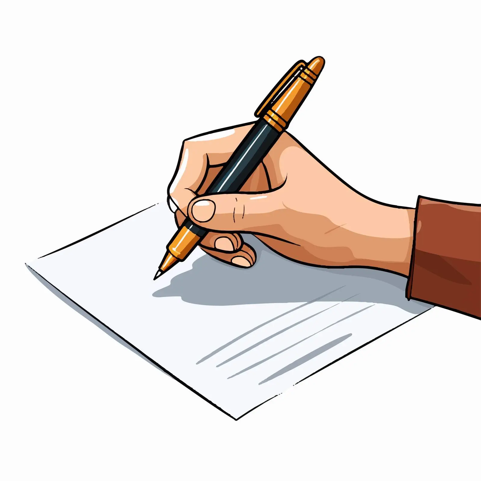 Handwriting Vector Illustration on White Background — free download from Dotvec