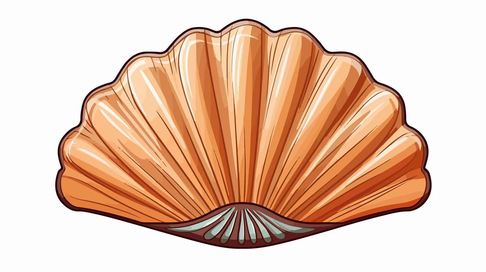 Whimsical Sea Shell Doodle Illustration — free download from Dotvec