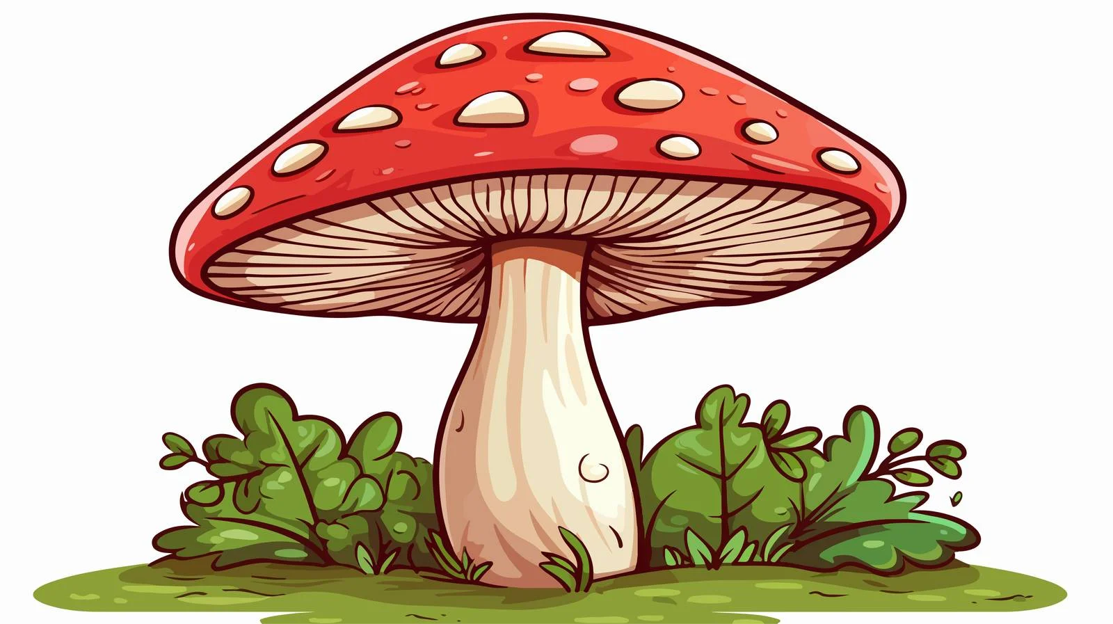 Whimsical Mushroom Doodle Illustration — free download from Dotvec
