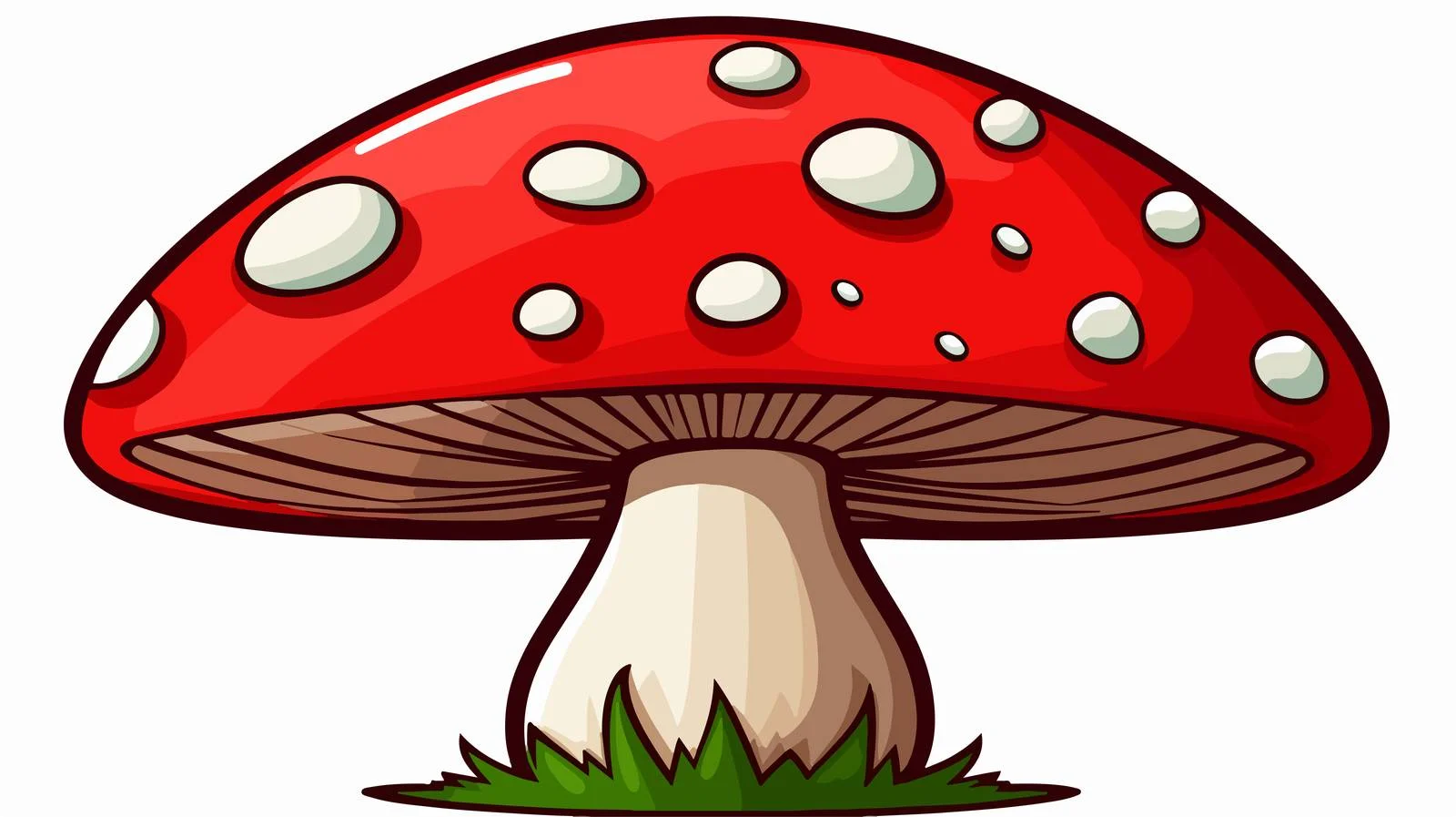 Whimsical Mushroom Doodle Illustration — free download from Dotvec