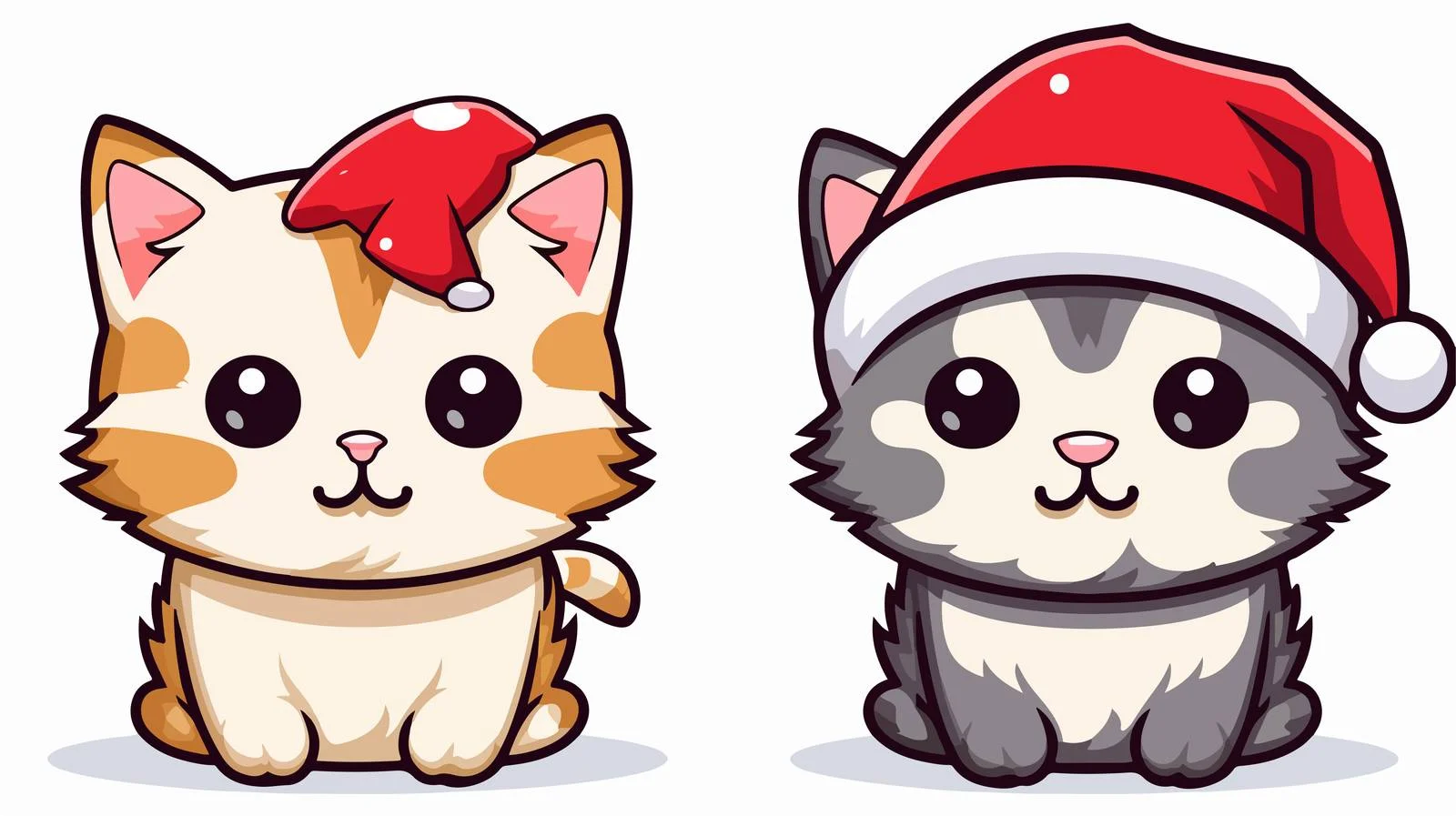 Christmas Sticker Cartoon — free download from Dotvec