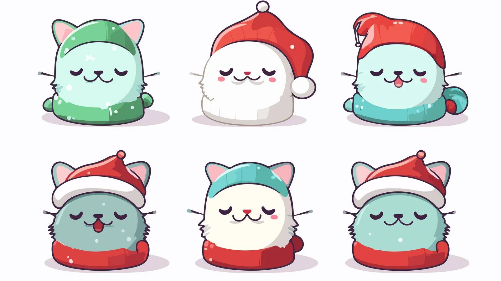 Christmas Distressed Sticker Cartoon — free download from Dotvec