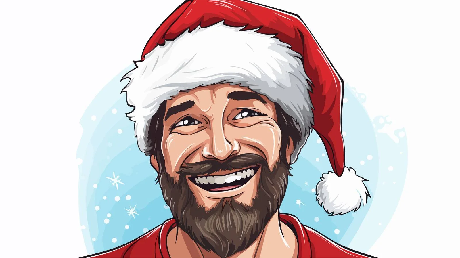 Happy Comic Book Illustration — free download from Dotvec