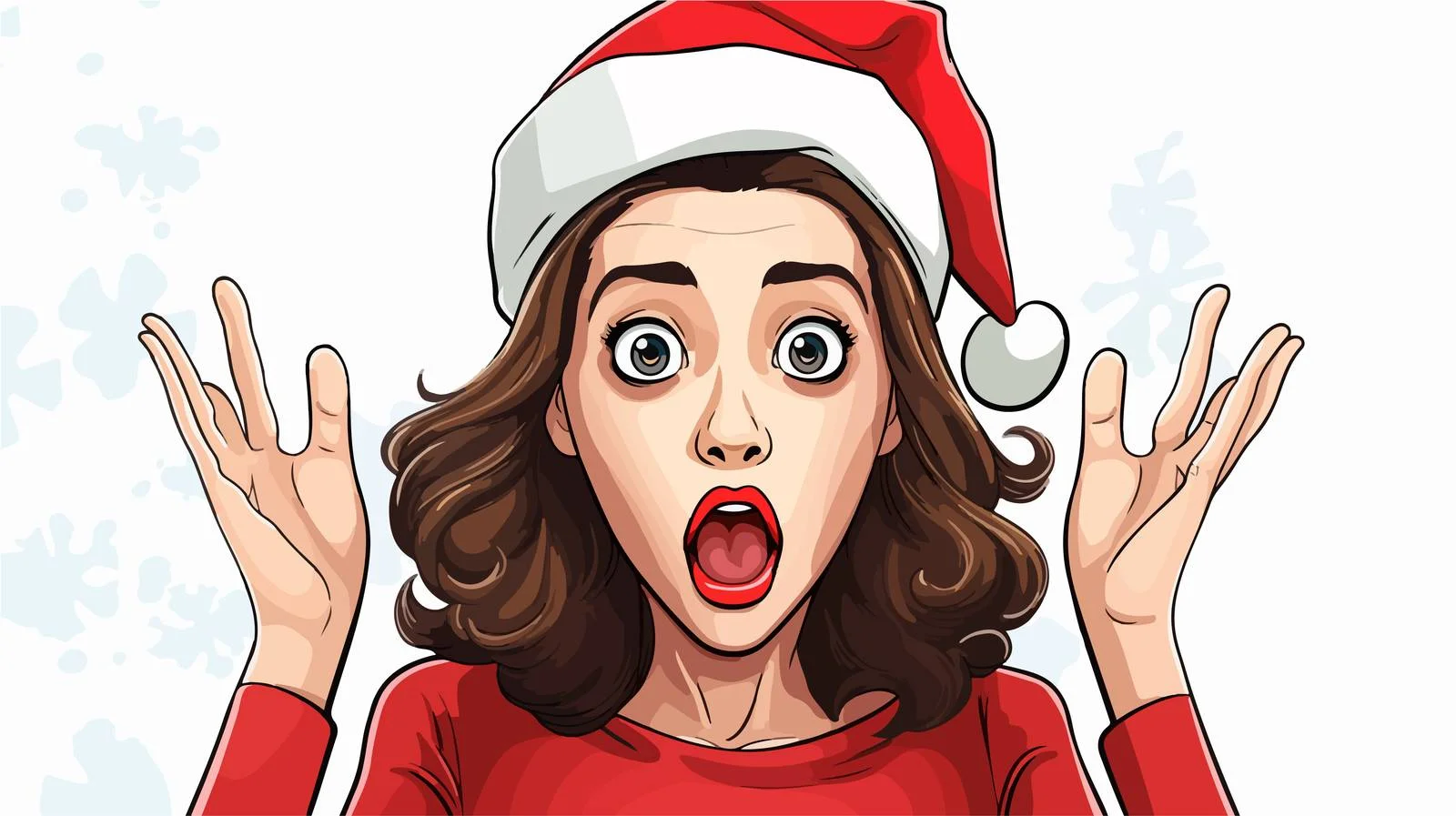 Comic Book Surprise Illustration — free download from Dotvec