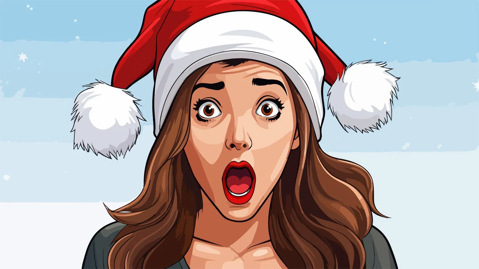 Surprised Comic Book Illustration – free pee image from Dotvec