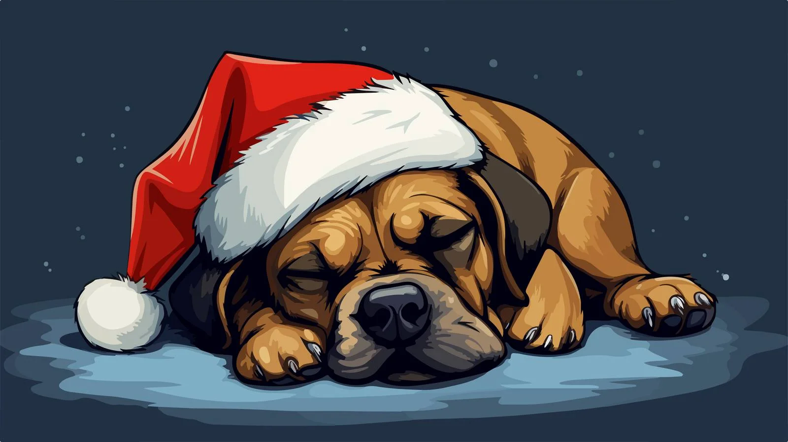 Comic-Style Tired Character Illustration — free download from Dotvec