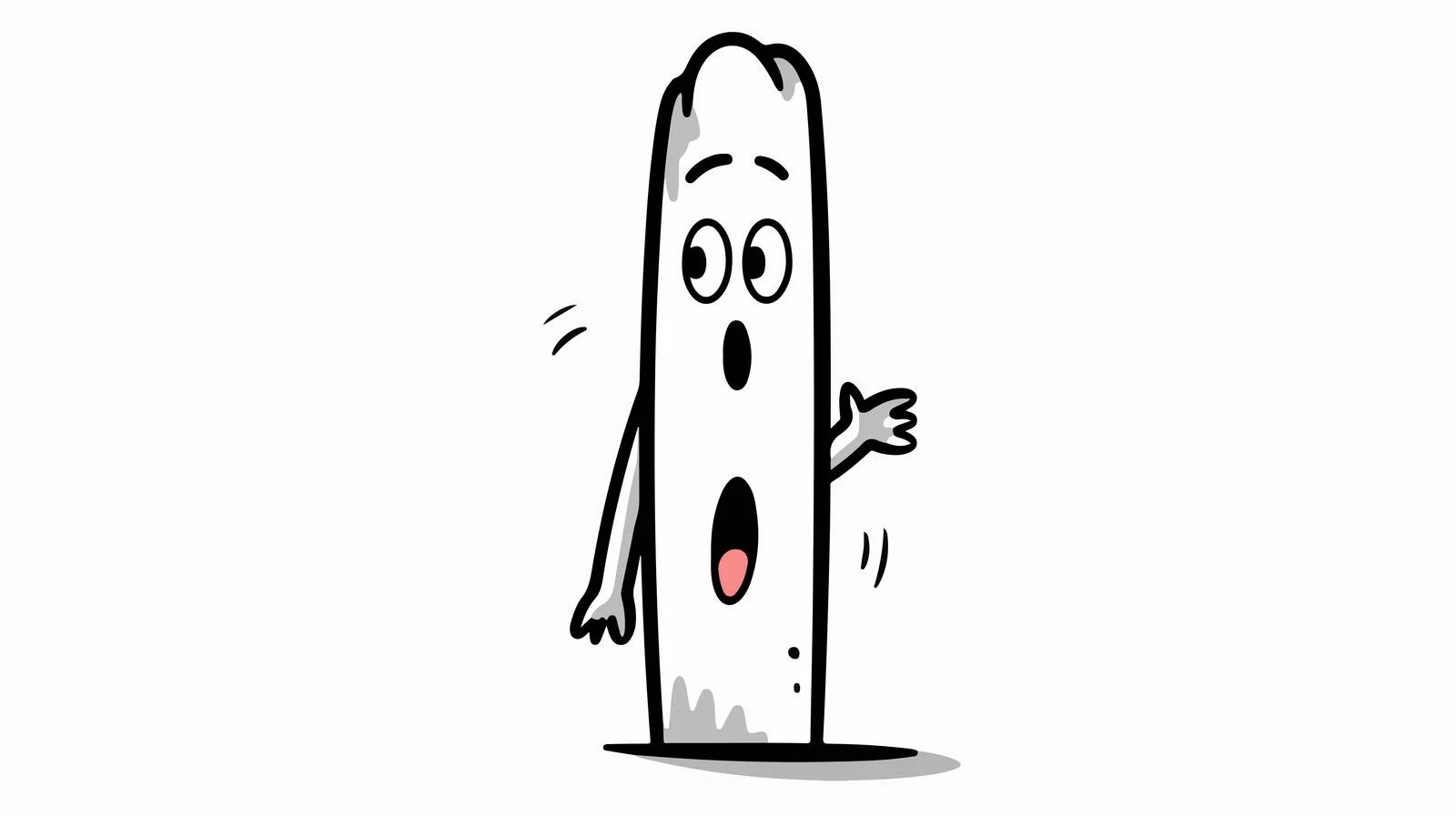 Expressive Cartoon Exclamation Mark — free download from Dotvec