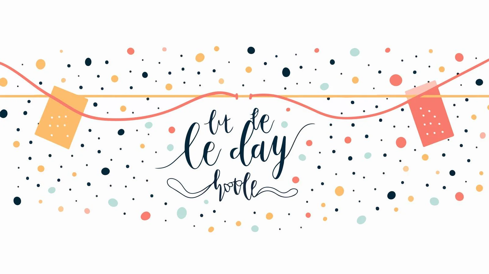 Decorative Dotted Line Border Element — free download from Dotvec