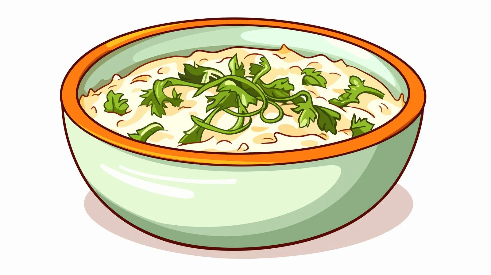 Quirky Cartoon Bowl of Soup Vector — free download from Dotvec