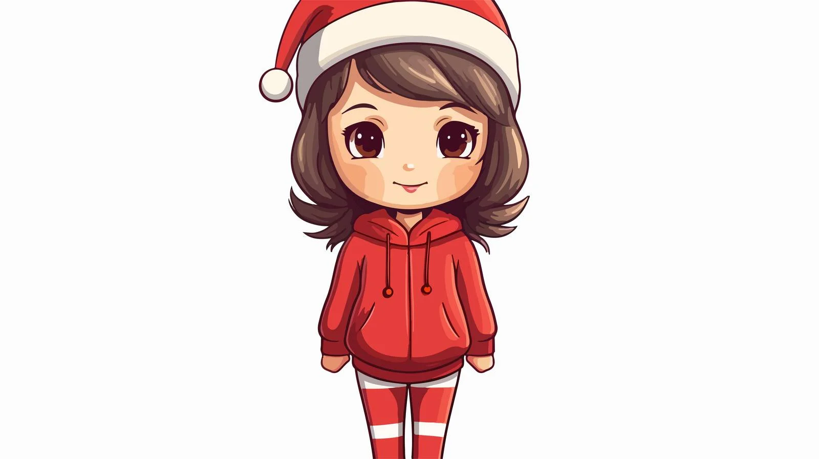 Charming Retro Cartoon of a Girl — free download from Dotvec