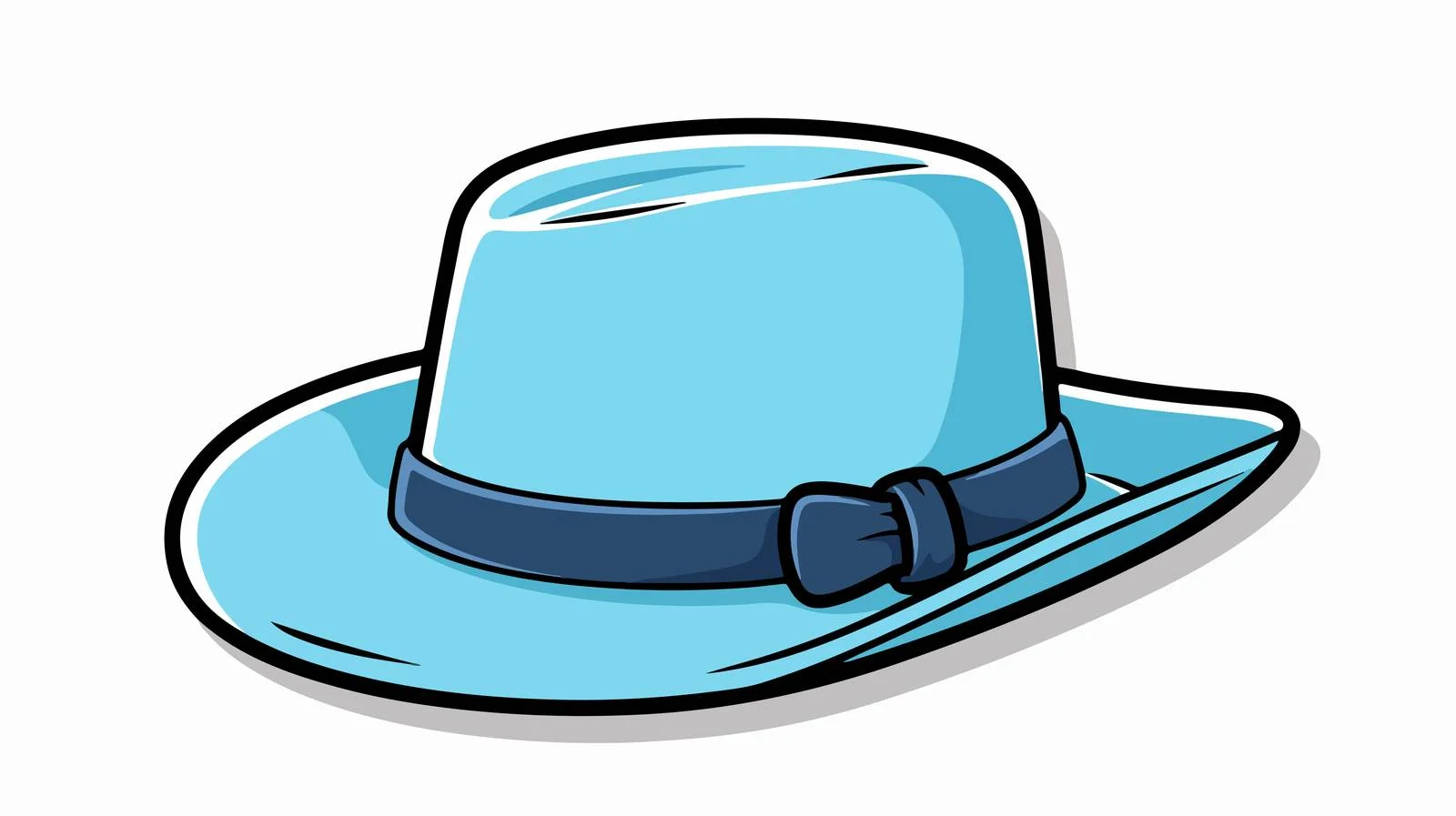 Hand Drawn Hat Sticker Cartoon — free download from Dotvec
