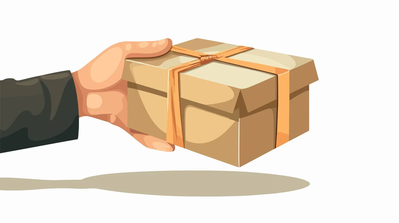 Delivery and Payment Cartoon Vector — free download from Dotvec