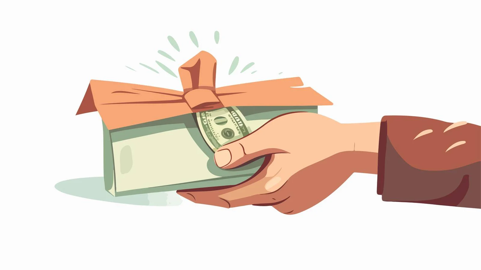 Cartoon Package Exchange — free download from Dotvec