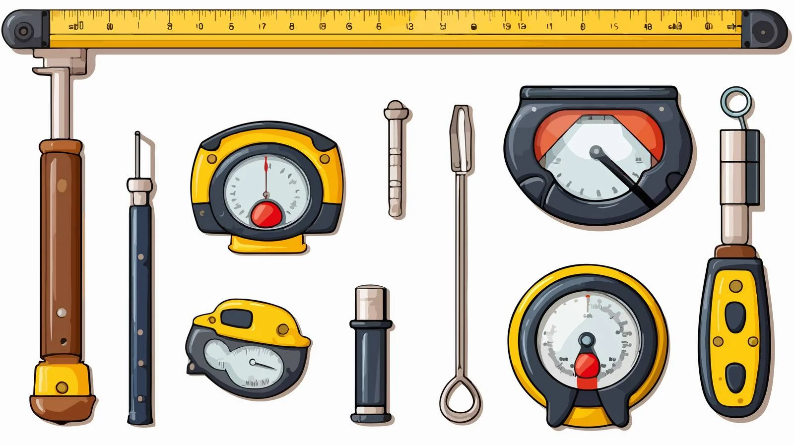 Water Measuring Tools Vector Illustration — free download from Dotvec