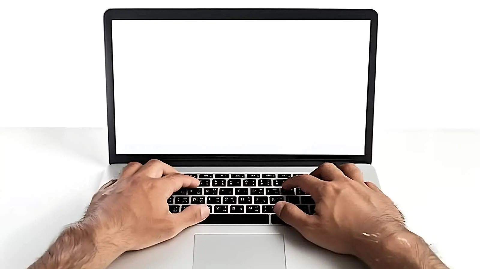 Person Working on Laptop in a Professional Setting — free download from Dotvec