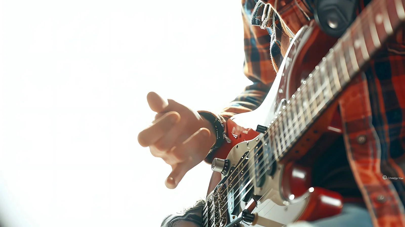 Close-Up Guitar Performance on Stage — free download from Dotvec